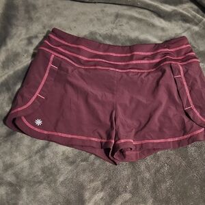 Women's Burgundy Athleta Athletic Shorts